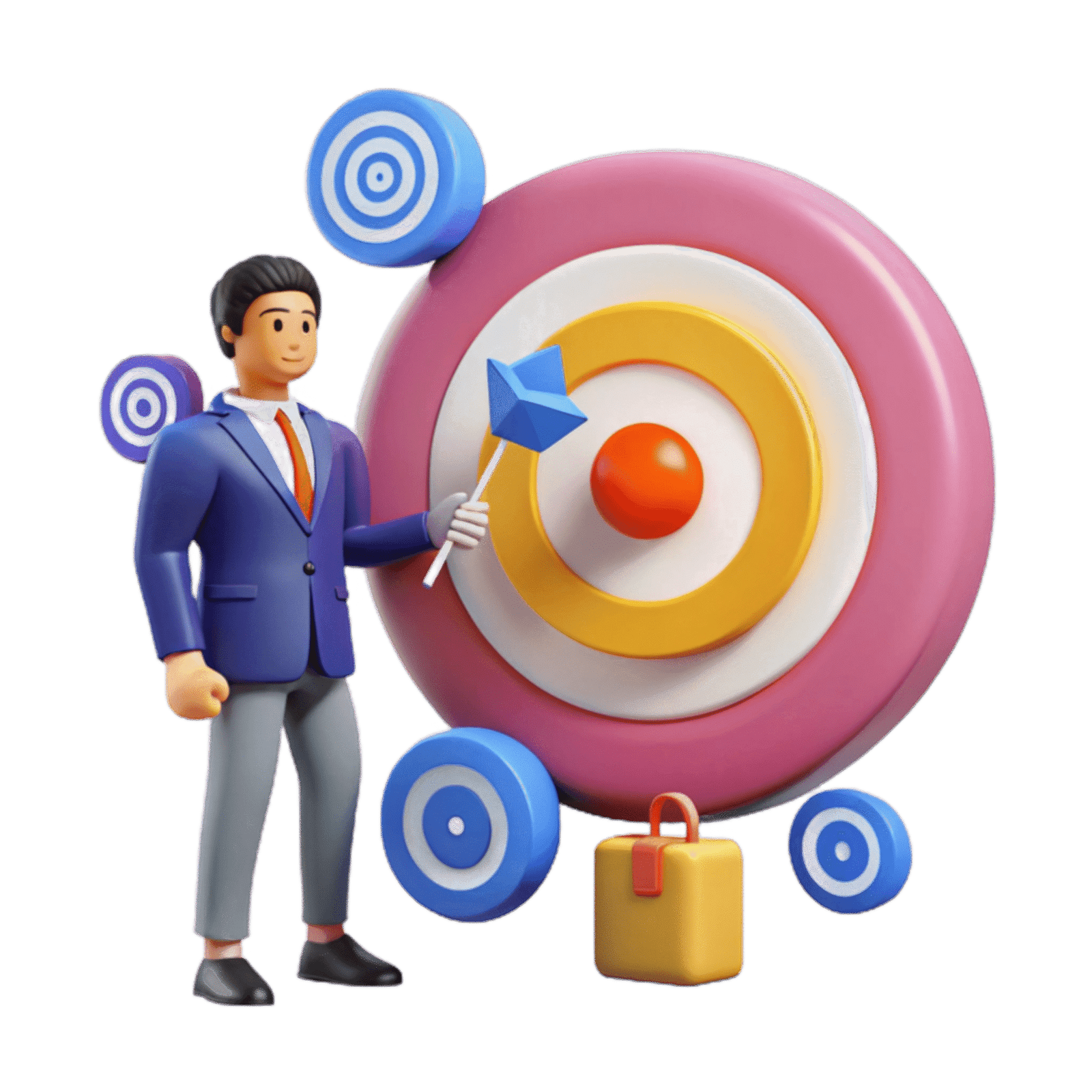 vecteezy achieving business goals strategy target and success 56409773